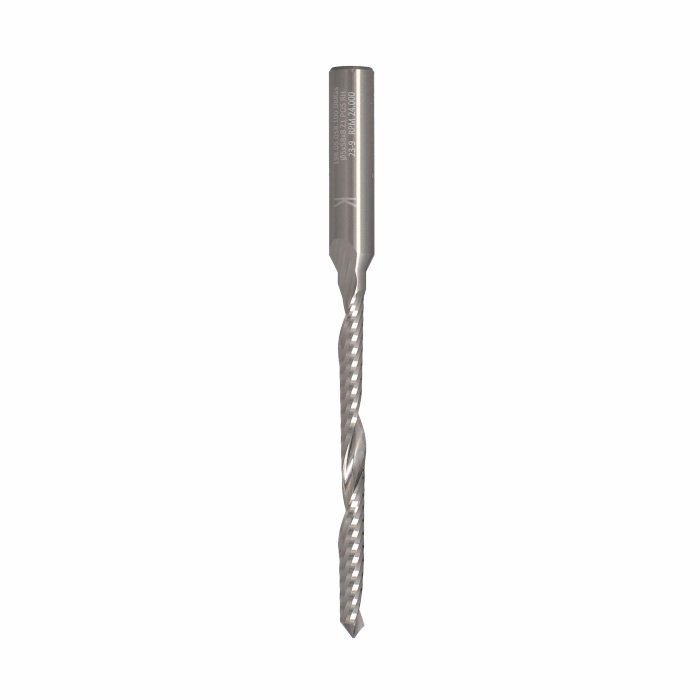 ITA TOOLS frez spiralny do aluminium i tworzyw sztucznych negatyw Z1 D5 I58 L95 S8 wykańczający