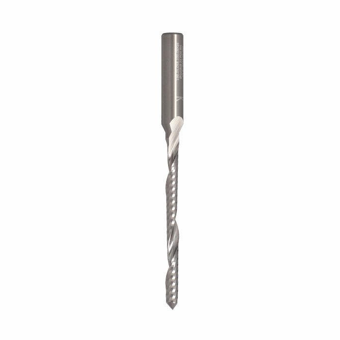 ITA TOOLS frez spiralny do aluminium i tworzyw sztucznych negatyw Z1 D5 I58 L95 S8 wykańczający