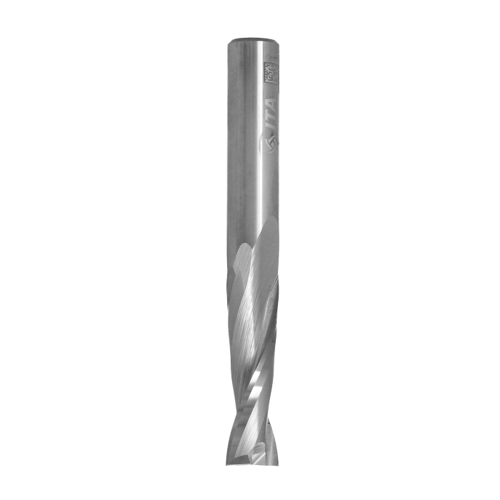 ITA TOOLS frez spiralny do aluminium i tworzyw sztucznych pozytyw Z2 D10 I35 L80 S10 wykańczający