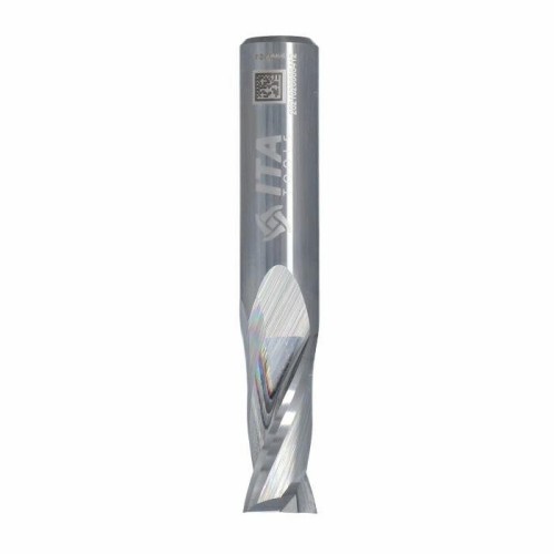 ITA TOOLS frez spiralny do aluminium i tworzyw sztucznych pozytyw Z2 D12 I25 L70 S12 wykańczający