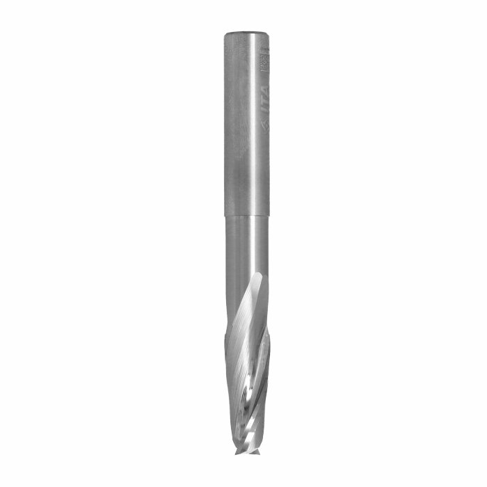 ITA TOOLS frez spiralny do aluminium i tworzyw sztucznych pozytyw Z2 D10 I25 L90 S10 wykańczający powłoka HC