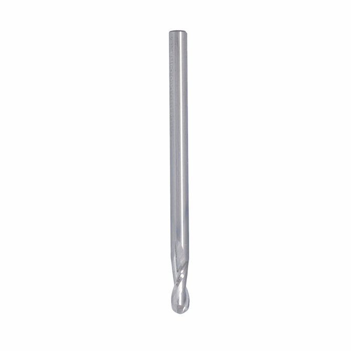 ITA TOOLS frez spiralny kulisty R2 do aluminium i tworzyw sztucznych pozytyw Z2 D4 I10 L60 S4 wykańczający