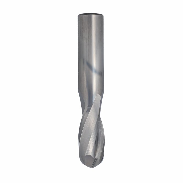 ITA TOOLS frez spiralny kulisty R8 do aluminium i tworzyw sztucznych pozytyw Z2 D16 I35 L90 S16 wykańczający