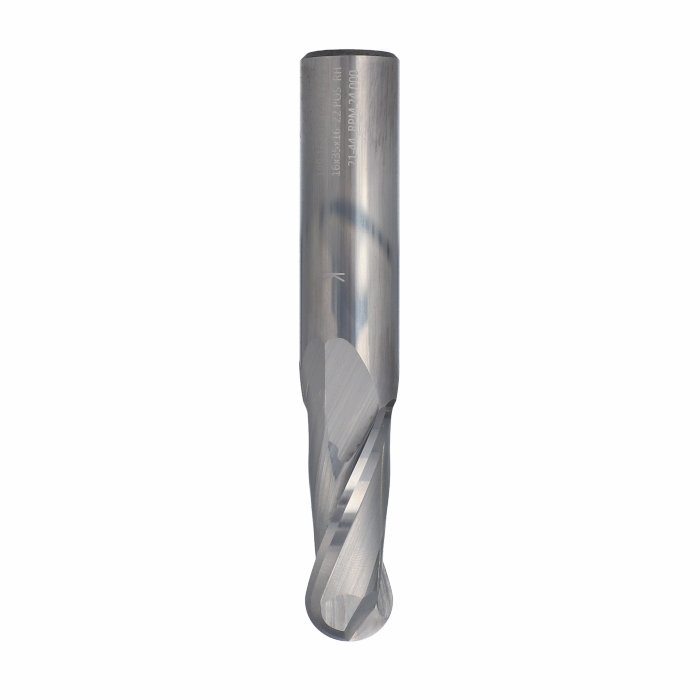 ITA TOOLS frez spiralny kulisty R8 do aluminium i tworzyw sztucznych pozytyw Z2 D16 I35 L90 S16 wykańczający