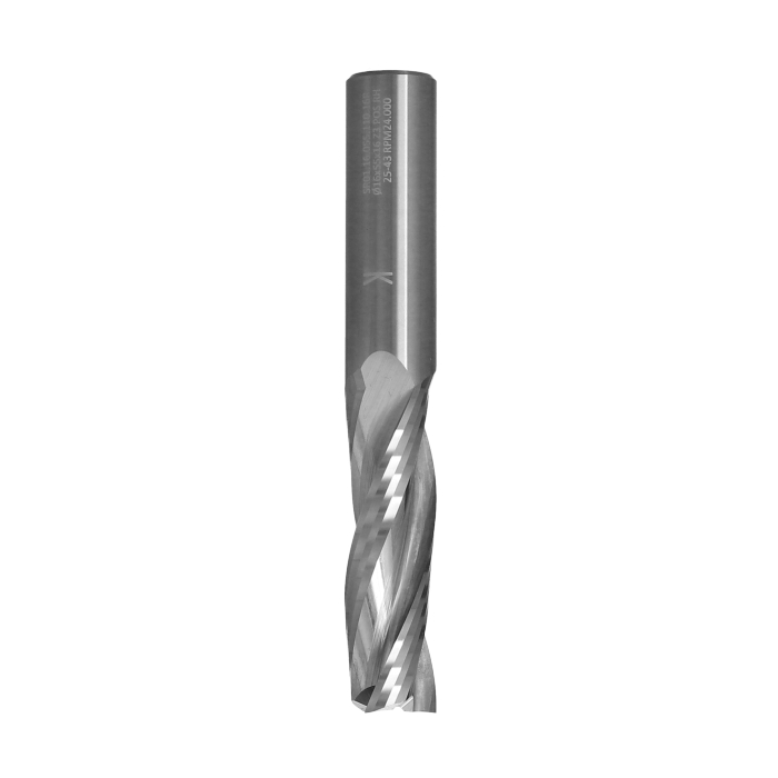 ITA TOOLS frez spiralny do aluminium i tworzyw sztucznych pozytyw Z3 D16 I55 L110 S16 wykańczający