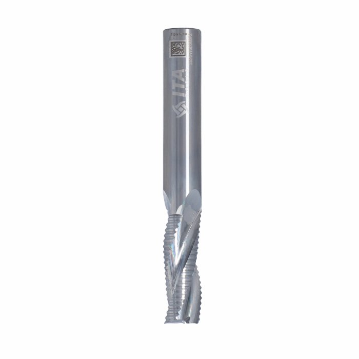 ITA TOOLS frez spiralny do aluminium i tworzyw sztucznych pozytyw Z3 D12 I32 L90 S12 zgrubny