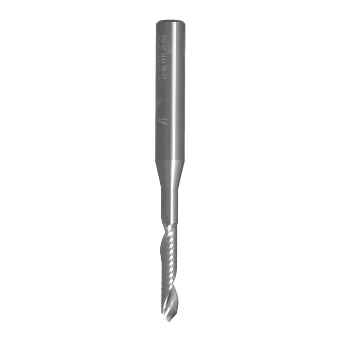 ITA TOOLS frez spiralny do okien PCV pozytyw Z1 D5 I25 L80 S8 wykańczający