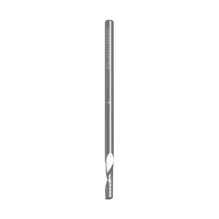 ITA TOOLS frez spiralny do tworzyw sztucznych pozytyw Z1 D3 I12 L60 S3 wykańczający
