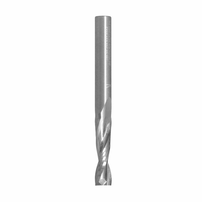 ITA TOOLS frez spiralny do aluminium i tworzyw sztucznych pozytyw Z2 D6,35 I25,4 L63,5 S6,35 wykańczający