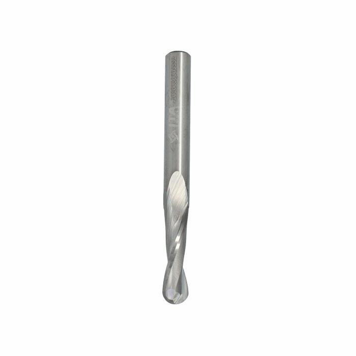 ITA TOOLS frez spiralny kulisty R3 do aluminium i tworzyw sztucznych pozytyw Z2 D6 I22 L60 S6 wykańczający