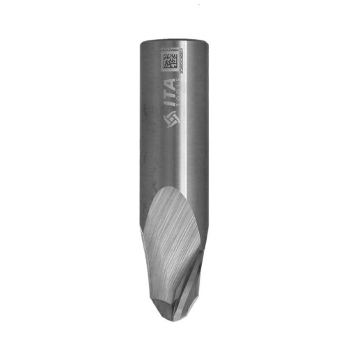 ITA TOOLS frez spiralny kulisty R10 do aluminium i tworzyw sztucznych pozytyw Z2 D20 I20 L80 S20 wykańczający