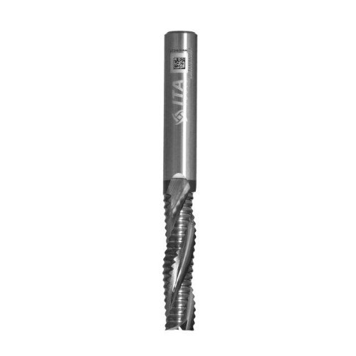 ITA TOOLS frez spiralny do aluminium i tworzyw sztucznych pozytyw Z3 D8 I32 L70 S8 zgrubny