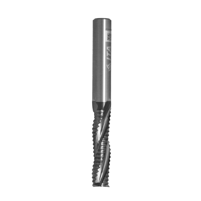 ITA TOOLS frez spiralny do aluminium i tworzyw sztucznych pozytyw Z3 D8 I32 L70 S8 zgrubny