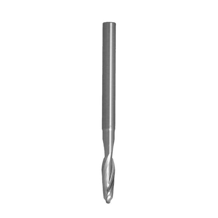ITA TOOLS frez spiralny do modeli 3D pozytyw Z2 D4,76 I15,87 L63,5 S4,76 wykańczający