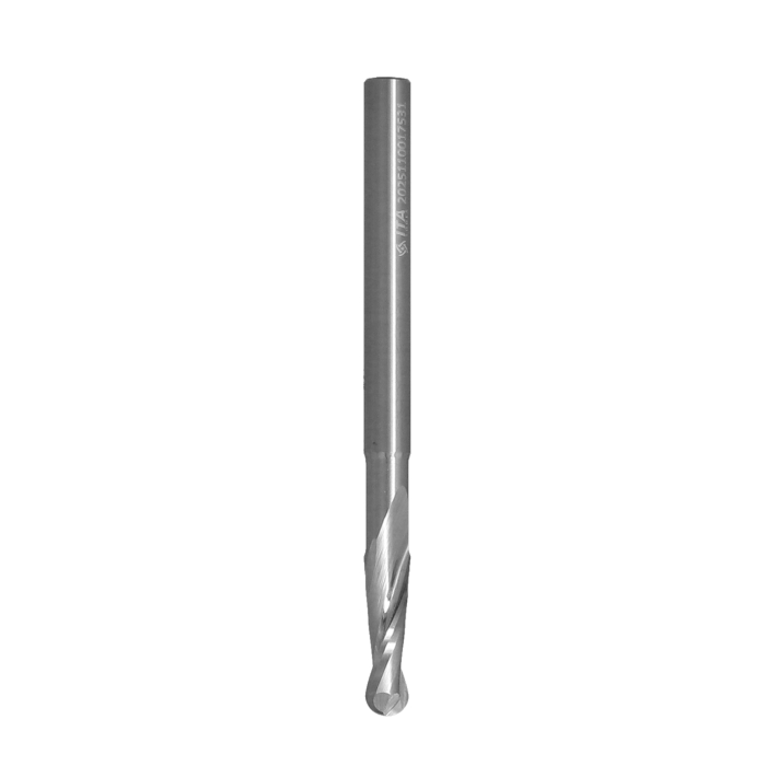 ITA TOOLS frez spiralny do modeli 3D pozytyw Z2 D4,76 I15,87 L63,5 S4,76 wykańczający