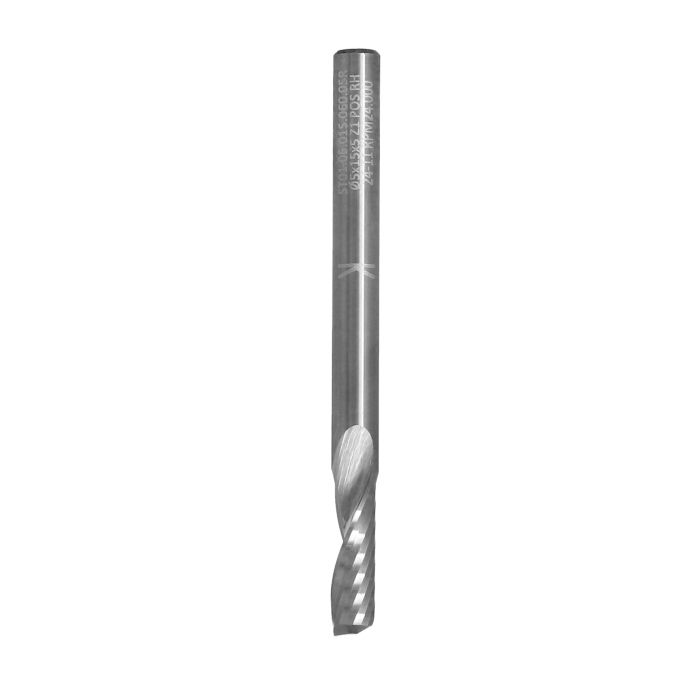 ITA TOOLS frez spiralny do tworzyw sztucznych pozytyw Z1 D5 I15 L60 S5 wykańczający