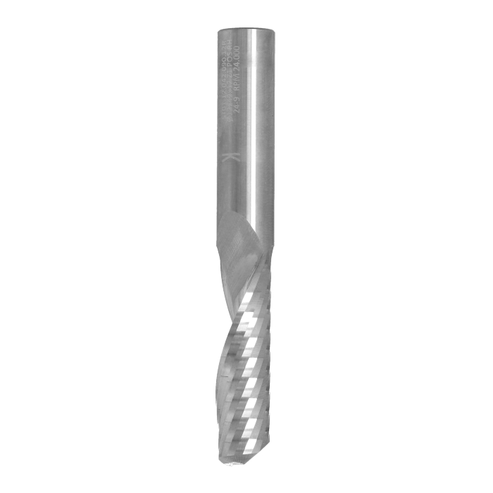ITA TOOLS frez spiralny do tworzyw sztucznych pozytyw Z1 D12 I42 L90 S12 wykańczający