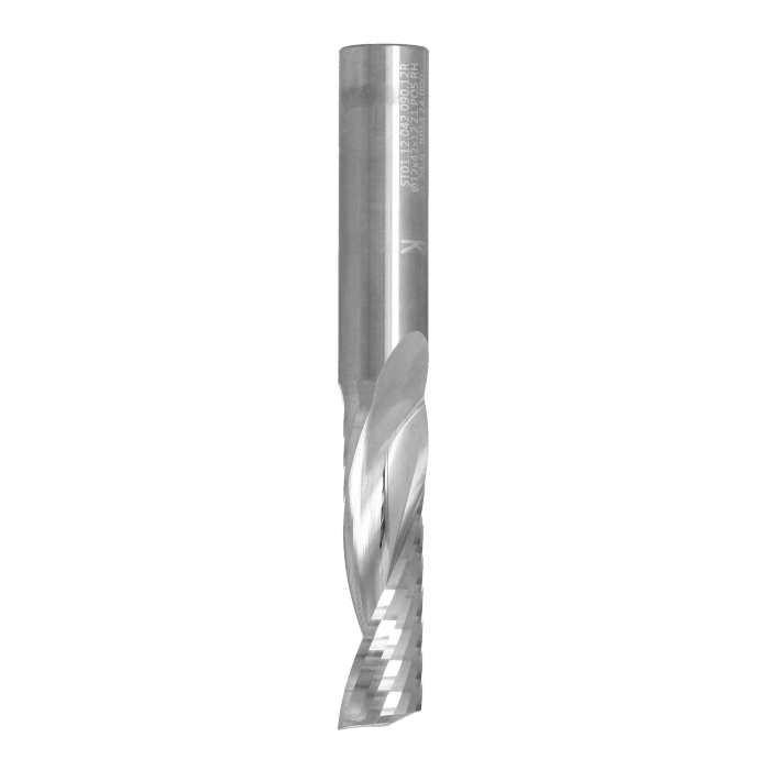 ITA TOOLS frez spiralny do tworzyw sztucznych pozytyw Z1 D12 I42 L90 S12 wykańczający