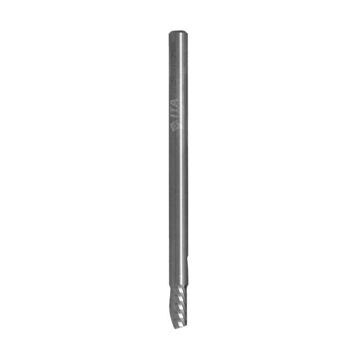 ITA TOOLS frez spiralny do tworzyw sztucznych negatyw Z1 D4 I8 L60 S4 wykańczający