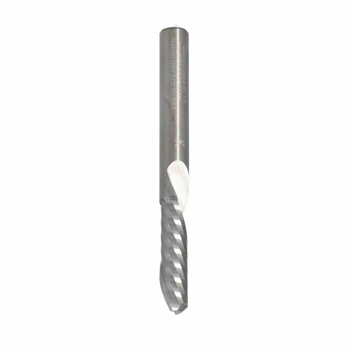 ITA TOOLS frez spiralny do tworzyw sztucznych negatyw Z1 D6 I22 L60 S6 wykańczający