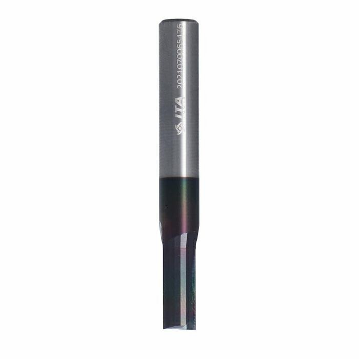 ITA TOOLS frez VHM prosty do HPL Z2 D8 I15 L60 S8 wykańczający powłoka NaDia