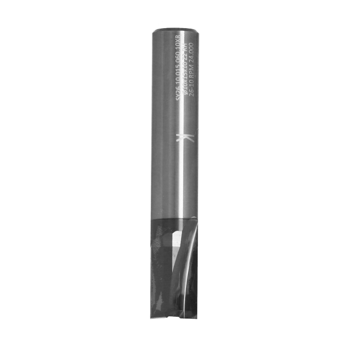 ITA TOOLS frez VHM prosty do HPL Z2 D10 I15 L60 S10 wykańczający powłoka NaDia