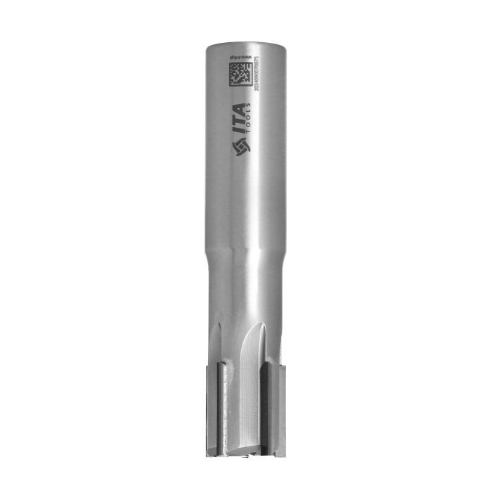 ITA TOOLS frez diamentowy PCD prosty do HPL i kompozytów Z5+1 D20 I22 L100 S20 wykańczający