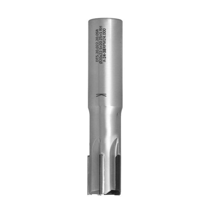 ITA TOOLS frez diamentowy PCD prosty do HPL i kompozytów Z5+1 D20 I22 L100 S20 wykańczający
