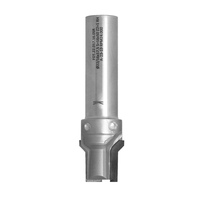 ITA TOOLS frez diamentowy PCD fazujący A45° Z2+1 D22 I14,5 L80 S16 wykańczający