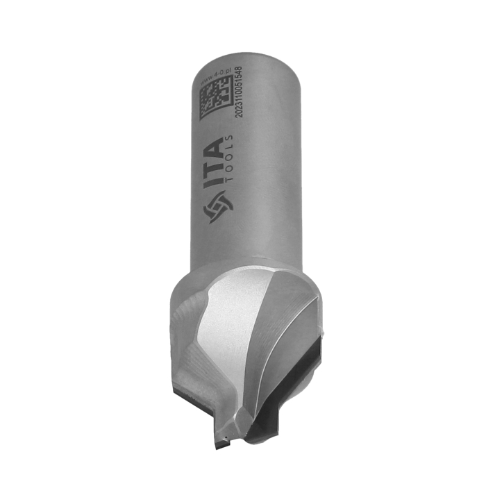 ITA TOOLS frez diamentowy PCD fazujący A45° Z2 D28 I12 L80 S20 wykańczający