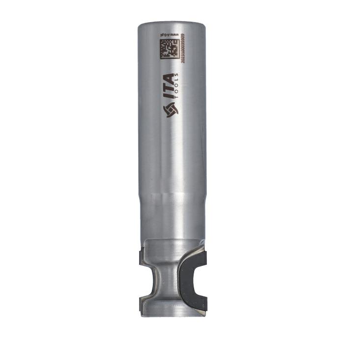ITA TOOLS frez diamentowy PCD zaokrąglający do HPL R1,6 Z2 D20 I8 L85 S20 wykańczający
