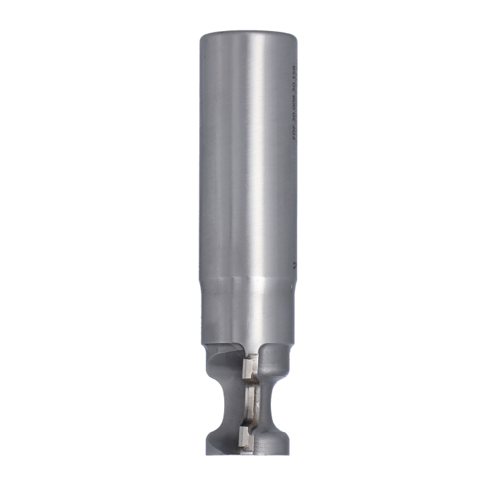 ITA TOOLS frez diamentowy PCD zaokrąglający do HPL R1,6 Z2 D20 I8 L85 S20 wykańczający