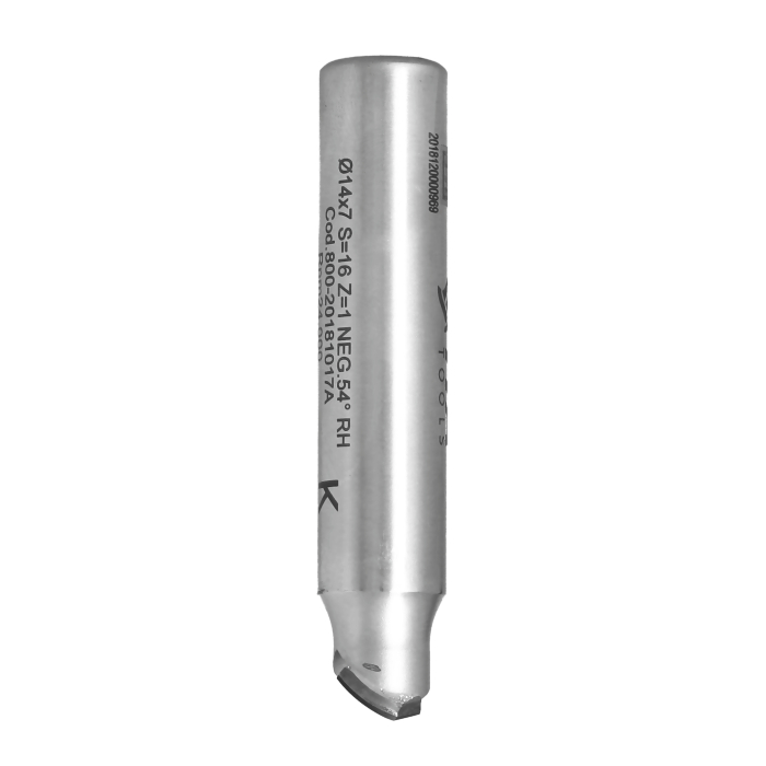 ITA TOOLS frez diamentowy PCD prosty Z1+1 D14 I7 L80 S16