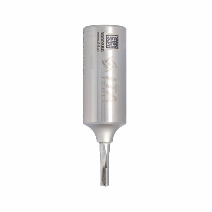 ITA TOOLS frez diamentowy PCD prosty Z1 D5,4 I10 L90 S25