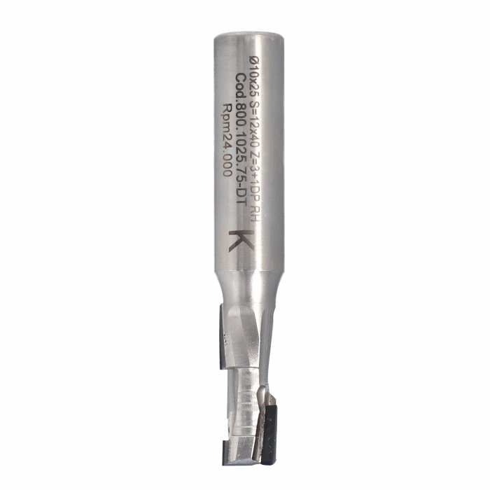 ITA TOOLS frez diamentowy PCD prosty Z1+1 D10 I25 L76 S12