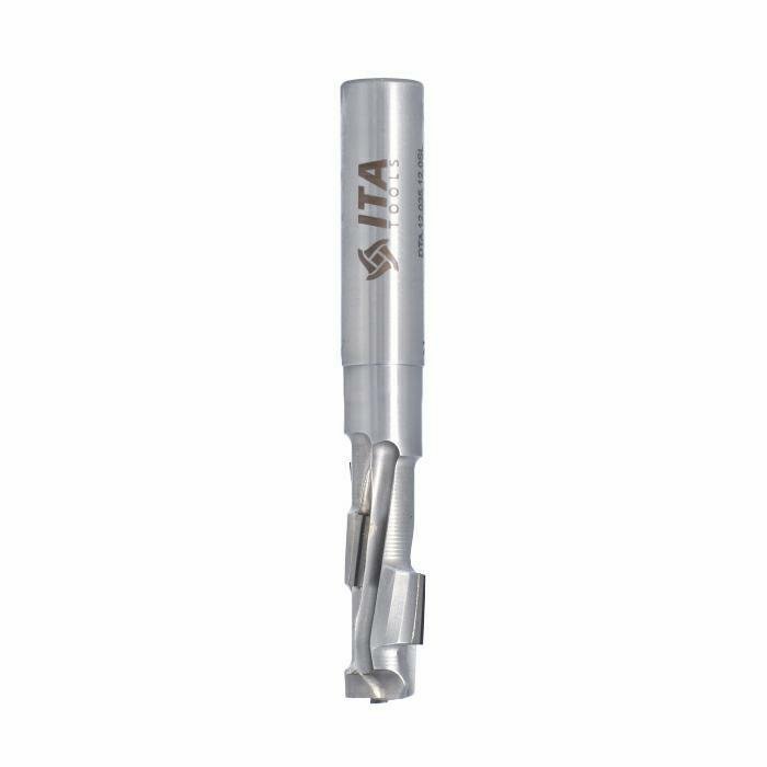 ITA TOOLS frez diamentowy PCD prosty Z1+1 D12 I35 L87 S12