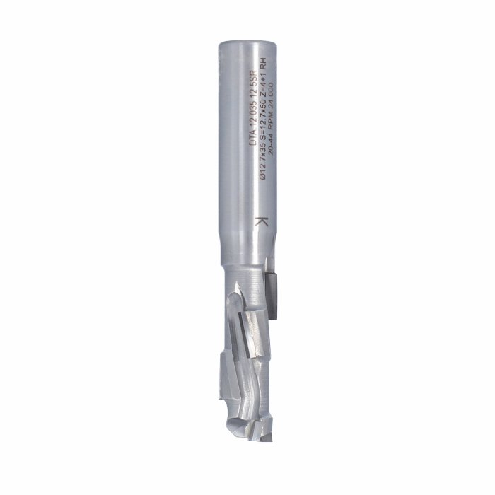 ITA TOOLS frez diamentowy PCD prosty Z1+1 D12,7 I35 L85 S12,7