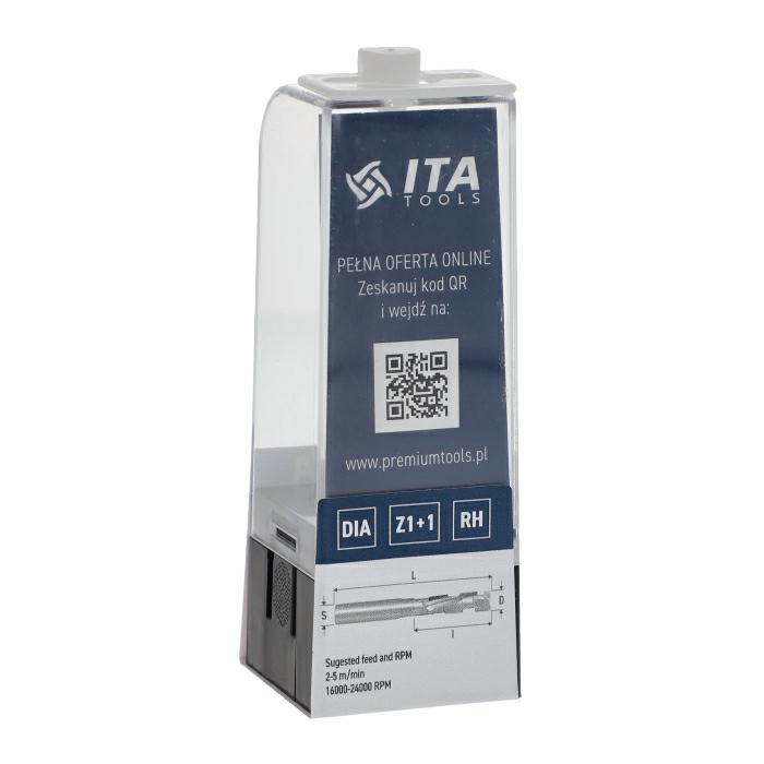 ITA TOOLS frez diamentowy PCD prosty Z1+1 D12 I45 L100 S12