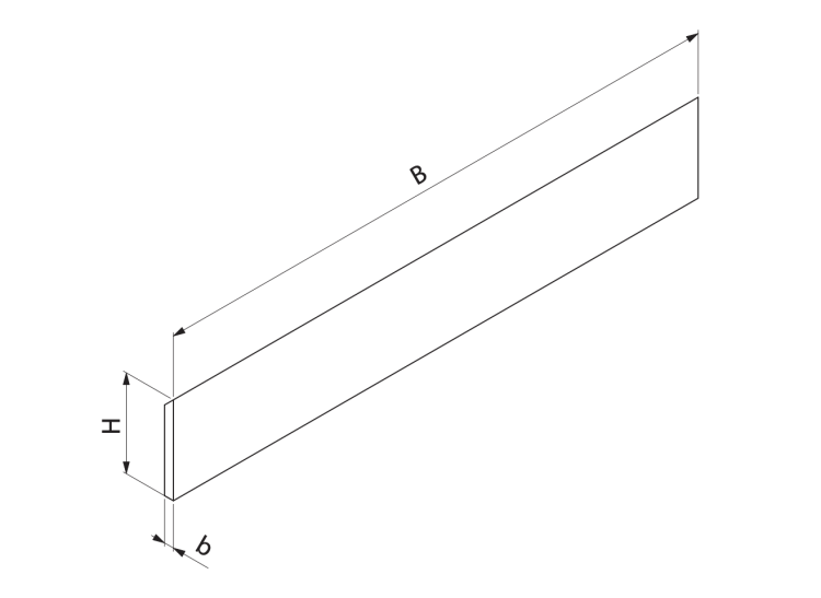 FABA noże do strugarek HSS 810x35x3 mm do drewna miękkiego