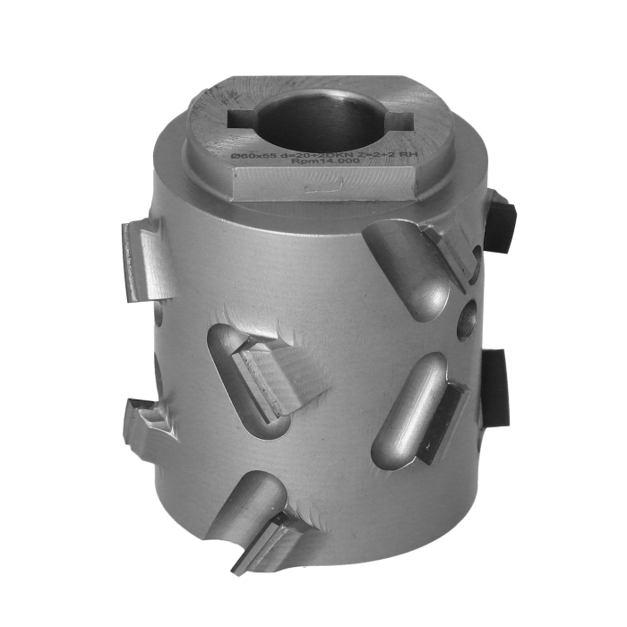 ITA TOOLS DGM Głowica DIA D60 l55 F20+2CH Z2+2 (14) H4,5 RH bez podfr.+ kołnierz / SYM