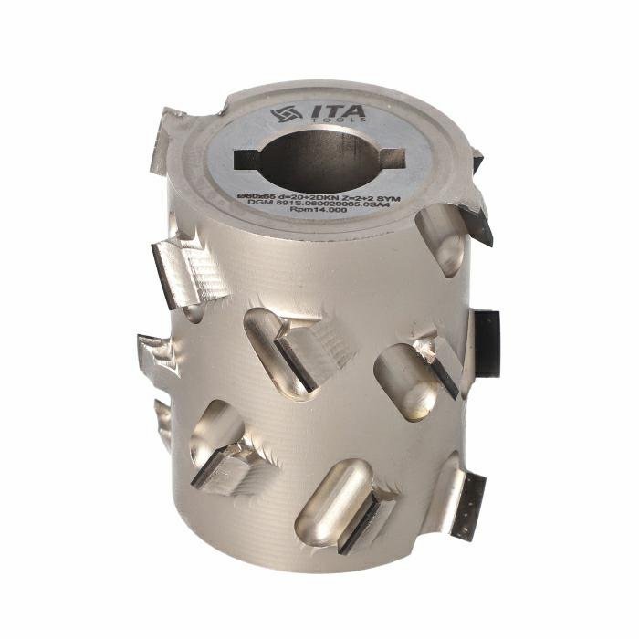 ITA TOOLS DGM Głowica DIA D60 l65 F20+2CH LNZ2+2 (16) H4,5 SYM bez podfr. / LOW NOISE