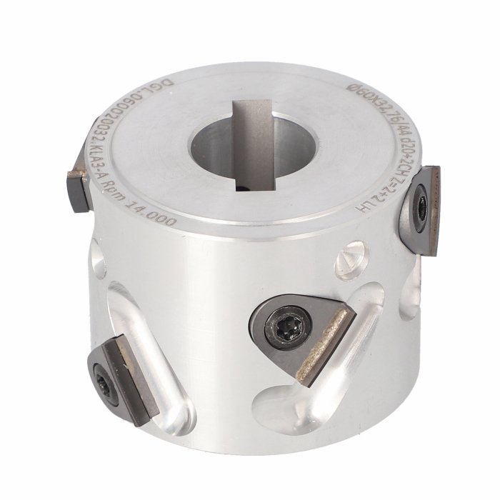ITA TOOLS DGL.Głowica D60 I32,76/44 d20+2CHZ2+2 (6) a30° H3 LH kołnierz obustronny 0,7mm góra + 2,5 mm dół