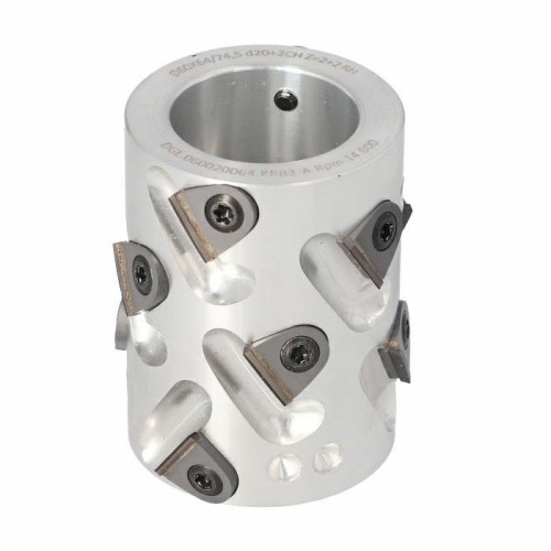 ITA TOOLS DGL.Głowica D60 I64/74,5 d20+2CH Z2+2 (12) a35° H3 RH podfr. górne 31,5 mm + kołnierz dolny 1,5 mm