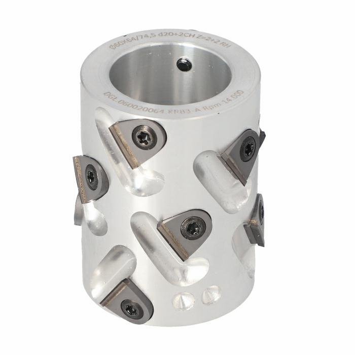 ITA TOOLS DGL.Głowica D60 I64/74,5 d20+2CH Z2+2 (12) a35° H3 RH podfr. górne 31,5 mm + kołnierz dolny 1,5 mm