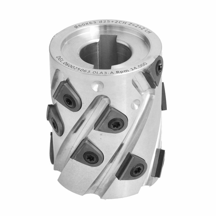 ITA TOOLS DGL.Głowica D60 I63 d25+2CH Z2+2 (14) a30° H3 LH typ A