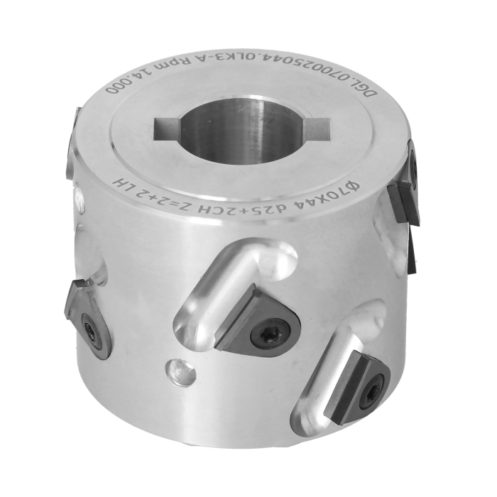 ITA TOOLS DGL.Głowica D70 I43 d25+2CHZ2+2 (8) a30° H3 LH kołnierz górny
