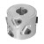 ITA TOOLS DGL.Głowica D70 I43 d25+2CHZ2+2 (8) a30° H3 LH kołnierz górny