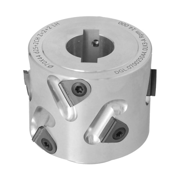 ITA TOOLS DGL.Głowica D70 I43 d25+2CHZ2+2 (8) a30° H3 LH kołnierz górny