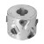 ITA TOOLS DGL.Głowica D70 I43 d25+2CHZ2+2 (8) a30° H3 RH kołnierz górny