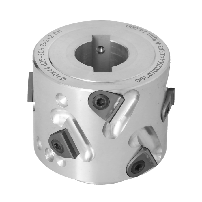 ITA TOOLS DGL.Głowica D70 I43 d25+2CHZ2+2 (8) a30° H3 RH kołnierz górny